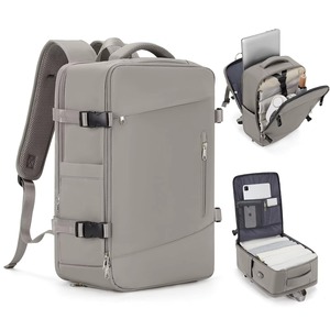 <span class=keywords><strong>Mochila</strong></span> USB de gran capacidad para <span class=keywords><strong>mujer</strong></span> Resistente al agua Antirrobo EasyJet Ryanair Cabin Compatible con forro de nailon Fácil de llevar - Product Image 6