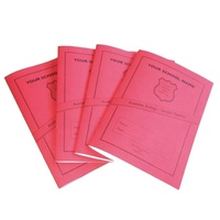 Cahier scolaire personnalisé imprimé A5, reliure à cheval, feuilles personnalisées, impression sur papier offset, cahier d'exercices