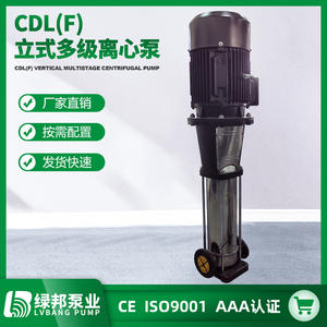 Bomba Multietapa de Acero Inoxidable CDLF/QDLF2 de 37 kW, Bomba de Presión para Suministro de Agua Doméstica, 60 Hz, Agua Limpia, 15 hp/7.5 hp - Product Image 3