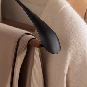 <span class=keywords><strong>Cintre</strong></span> en métal <span class=keywords><strong>noir</strong></span> mat, robuste et antidérapant, de luxe, pour hôtel et dressing - Product Image 2