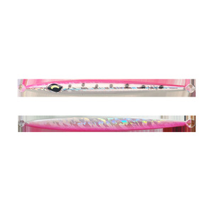 Señuelo de pesca japonés tipo placa para lubina, de metal, tipo carrito, 130g, 16cm, luminoso, de tira larga, de hundimiento rápido - Product Image 1