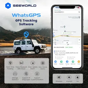 SEEWORLD R31L Pelacak GPS 4G Mobil, Alat Pelacak GPS 4G dengan Mesin, Pemantauan Suara, dan Sensor Tingkat Bahan Bakar