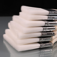 Nouvelles idées de produits 2025, pinceau à peinture murale, ensemble de pinceaux professionnels avec poils en nylon, manche en bois