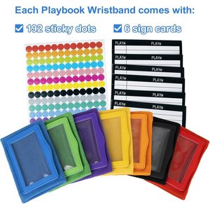 2025 Custom Sports Wristband QB Playbook and Color Printing <b>Coach</b> Armband for Tennis and Soccer Football Players - Product Image 4