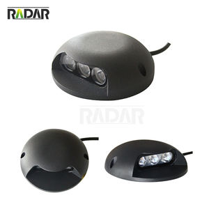 Éclairage de marche à LED en aluminium monté en Surface, éclairage de pied d'angle avec applique murale intégrée étanche - Product Image 2