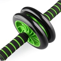 Roue abdominale pour hommes avec double roulettes, équipement de fitness pour entraînement à domicile, modèle F-212, 0,7 kg, fabriqué à Zhejiang Jinhua