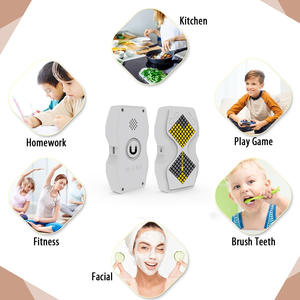 Sablier numérique à LED Capteur de gravité Magnétique Rechargeable Compte à rebours avec affichage <span class=keywords><strong>Pixel</strong></span> <span class=keywords><strong>pour</strong></span> Cuisine Bureau Étude - Product Image 3