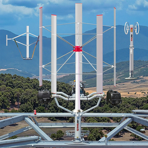 Aerogenerador de Eje Vertical de Bajo Ruido HLD de 3kW 24V-400V para Uso Doméstico - Product Image 4