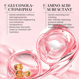 KORMESIC Nettoyant Visage Anti-Acné CICA PHA Acides Aminés d'Avoine 60g – Contrôle du Sébum, Réparation, Éclaircissant, Faible pH – Vente en Gros - Product Image 4