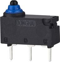 Micro-interrupteur subminiature en métal et plastique DONGHAI MT6 pour automobile à énergie nouvelle, étanche IP67, pour verrouillage de porte et boîtier de batterie, SPDT 250V 3A