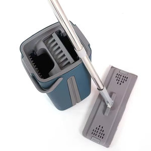 2024 prix de gros magique Portable mains libres vadrouille 360 degrés nettoyage automatique vadrouille seau ensemble - Product Image 4