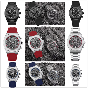 Reloj de Pulsera de Lujo para Hombre de 42 mm con Cronógrafo Multifuncional, Números Arábigos y Movimiento de Cuarzo, Fabricado en Acero Inoxidable con Logotipo Personalizable - Product Image 2