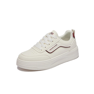 Baskets décontractées blanches pour femmes, nouvelles chaussures de sport style peinture à l'encre pour printemps, été, automne, avec tige en PU et semelle extérieure en caoutchouc AS-05 Breatha - Product Image 1
