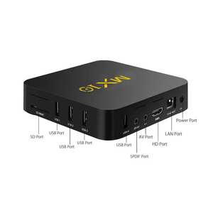 Boîtier TV Android 9.0 Em MX10 4G/32G Lecteur multimédia RK3328 pour TV Box avec prise en charge Mali-450 - Product Image 3