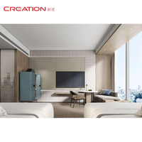 Ensemble de mobilier hôtelier de luxe sur mesure de qualité professionnelle pour chambre double d'hôtel