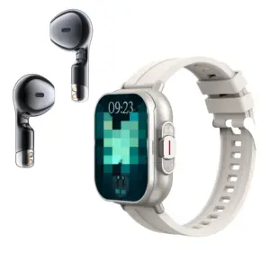 智能手表B D8E BT呼叫带耳塞心率监测的智能手表多运动模式迷你游戏时尚智能手表