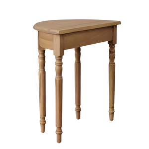 <span class=keywords><strong>Tavolino</strong></span> nordico Country <span class=keywords><strong>in</strong></span> <span class=keywords><strong>legno</strong></span> massello con gambe tornite e mezza luna <span class=keywords><strong>per</strong></span> soggiorno - Product Image 2