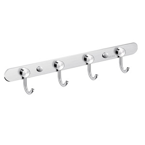 Gancho para Ropa de Armario, Gancho Trasero para Puerta, Acero Inoxidable 304, Instalación sin Perforaciones para Baño - Product Image 5