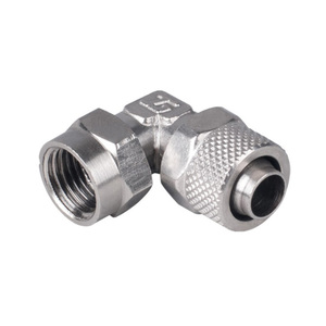 RUICHEN Codo macho <span class=keywords><strong>RPL</strong></span> 1/4 Latón Recubierto de níquel Conector de tornillo rápido neumático Liberación rápida Push-In Fitting 0-1MPa Presión - Product Image 4