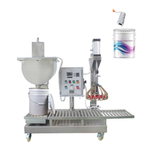 Machines de remplissage de liquide antidéflagrant semi-automatique Machine de remplissage de pesage quantitatif de seau en plastique de peinture acrylique de bidon en métal