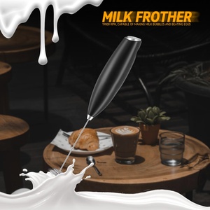 Batteria montalatte elettrico frullino per le uova portatile caffettiera cucina bevanda schiuma frusta Mixer caffè panna frusta schiumosa - Product Image 3