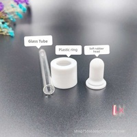 Nouvelles bouteilles compte-gouttes en plastique PET de 20/30/50/60 ml en stock pour huiles essentielles, sérums, lotions, portionnement et stockage de liquides