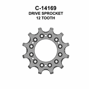 Pignons en acier au carbone industriel haute performance 7347 12 13 dents pour systèmes de transmission de puissance lourds - Product Image 2