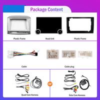 Autoradio Android 11.8 pouces 2Din pour Toyota Vios 2004 2K QLED écran voiture stéréo lecteur DVD Carplay Android Auto
