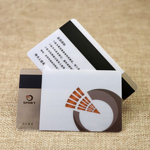 Unique PVC Plastic Customized Transparent <b>Magnetic</b> Stripe Cards - Product Image 3