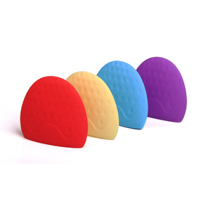 Gobelet à bain de bouche en silicone 150 ml, portable, pour enfants, couleur unie rouge, jaune, bleu, violet - Product Image 2