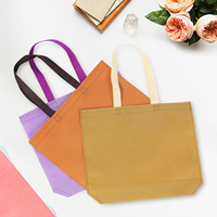 Logo personnalisé non tissé sac réutilisable écologique Shopping épicerie fourre-tout laminé durable promotionnel emballage cadeau poignée grand