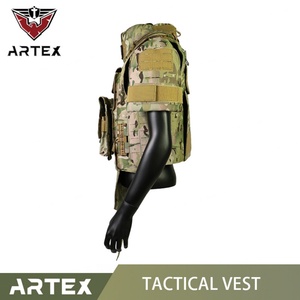 Chaleco Táctico MOLLE Camo, Chaleco de Combate, Chaleco Antibalas, Chaleco Táctico Multifuncional de Cuerpo Completo - Product Image 3