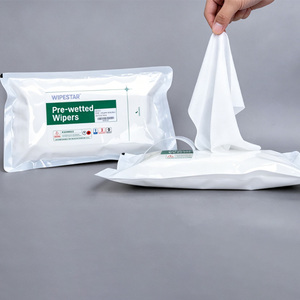 WIPESTAR Toallitas Prehumedecidas Sin Polvo para Taller Industrial, 70% <span class=keywords><strong>IPA</strong></span> 30% DWI, Paño de Limpieza para Cuartos Limpios, Sin Pelusa, Pre-saturadas - Product Image 3