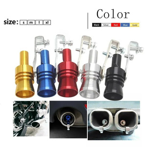 Silbato Turbo de Aleación de Aluminio KS 01 para Tubo Recto, Imitador de Sonido de Escape de Coche, Mejora de Rendimiento, Plateado - Product Image 5