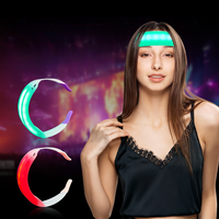 2025 nuevo 15 colores RGB que cambian LED resplandor diadema Control remoto iluminar sombreros para Navidad Night Club Festival publicidad