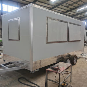 14ft Totalmente Personalizado Mobile Concessão Food Trailer Truck para Venda Hot Dog Fast Food Catering <span class=keywords><strong>Cart</strong></span> - Product Image 3