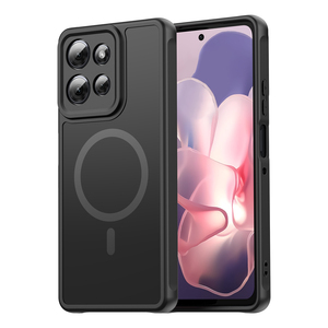 Pour Moto <span class=keywords><strong>G</strong></span> Power 2026 <span class=keywords><strong>coque</strong></span> de téléphone magnétique logo personnalisable PC TPU antichoc étui anti-chute - Product Image 1