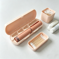 Boîte de rangement protectrice en plastique rigide recyclable et colorée, vide, avec logo personnalisé, vente en gros
