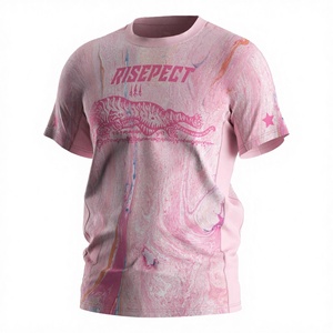 เสื้อยืดมวยไทยลายเสือสีชมพู พรีเมียม สำหรับกีฬาต่อสู้ ฝึกศิลปะการต่อสู้ และฟิตเนส - Product Image 3
