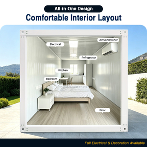 Casa Contenedor Desmontable, Móvil, de 10 pies, 20 pies, 40 pies, de Bajo Costo, Modular, Prefabricada - Product Image 4