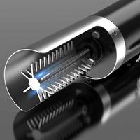 Roestvrijstalen vis-schubben schraper USB oplaadbare vis snijmes met solide handvat voor het verwijderen van metalen vis schubben