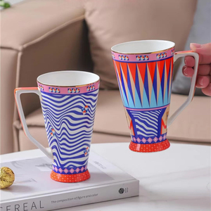 European Style Light Luxury <b>Bone</b> <b>China</b> 520ml Coffee & <b>Tea</b> Cup Gift Box <b>Set</b> with Durable Design for Party & Cafe Use - Product Image 1