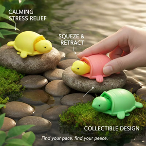 <b>Turtle</b> Squishy <b>Toy</b> Slow Rising Stress Relief Sensory Fidget Hand Exercise <b>Toy</b> for Kids Teens Adults - Product Image 1