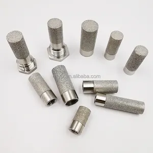 Silenciadores pneumáticos de aço Inoxidável sinterizados porosos de 0,5-100 Micron