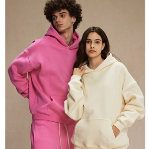 Fashion Sweatshirt Streetwear Luxury Hoodie Pullover Custom Logo Printed Embroidery Unisex Blank Plain Hoodie - Product Image 4