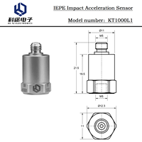 Accéléromètre uniaxial haute résistance aux chocs IEPE, capteur d'accélération piézoélectrique uniaxial, transducteur de vibrations ICP ±5000g 5-11000Hz