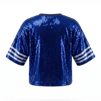 Robe à Paillettes Vertes Aigle pour Femmes, avec Logo d'Équipe de Football et Casque de Fan, Vente en Gros