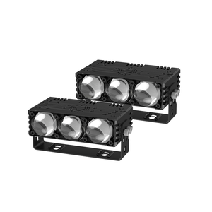 Foco LED Externo Luxlion de 3 Lentes para Motocicleta, Bombilla Grande Súper Brillante, Faros Delanteros para Pedales, <span class=keywords><strong>Triciclo</strong></span>, Pavimento, Luz Potente - Product Image 5