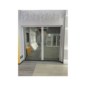 Aluminum Frames Retractable Rolling Mosquito Net Insect Screen Invisible Fiberglass Mesh Sliding Screen Door