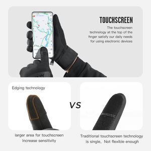 Sarung Tangan Musim Dingin Custom <span class=keywords><strong>3M</strong></span> Thinsulate dengan Tas Tahan Air, Sarung Tangan Motor Musim Dingin Layar Sentuh, Sarung Tangan Ski Termal Tebal untuk Olahraga - Product Image 4